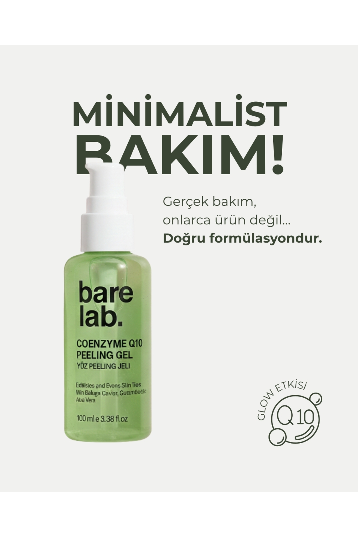 Arındırıcı ve Aydınlatıcı Yüz Peelingi Aloe Vera Özlü Coenzyme Q10 100 ml — 001