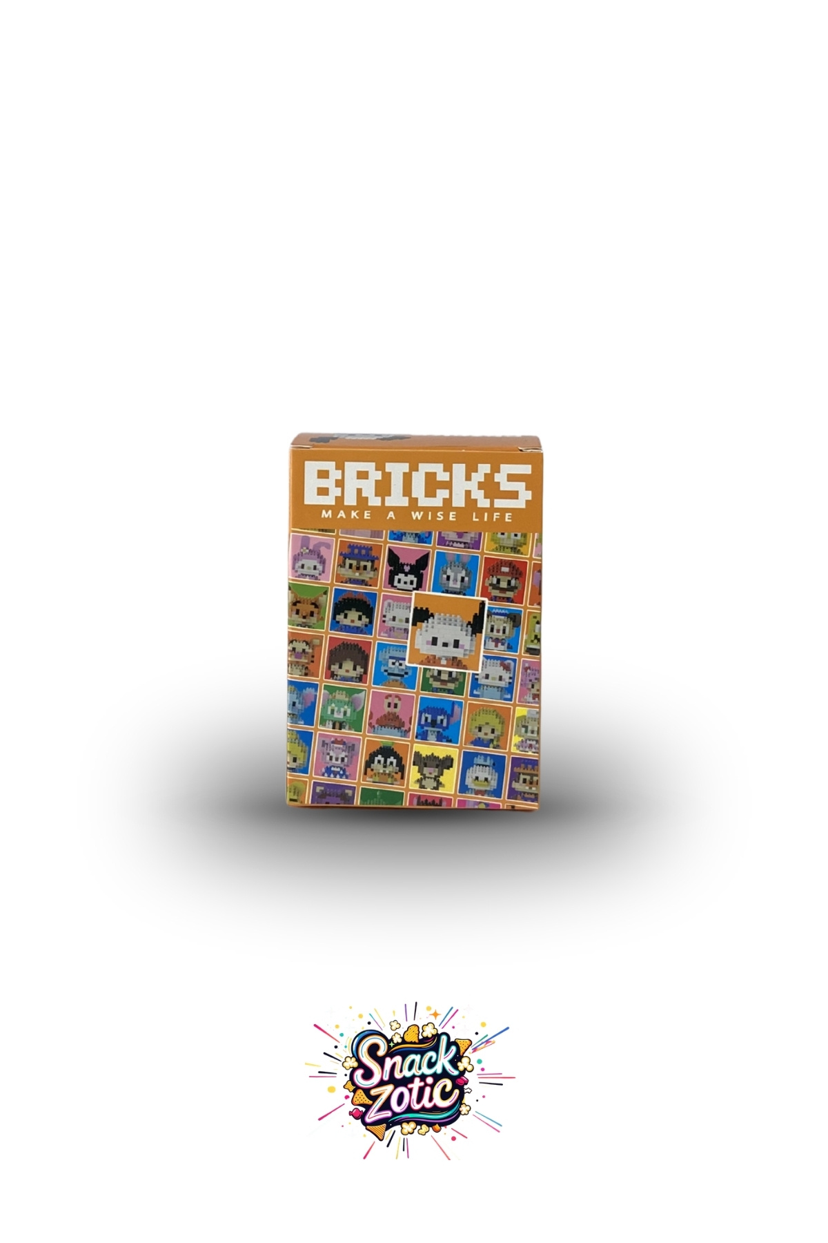 Bricks SNACKZOTIC BIRCKS POCHACCO 3D MİKRO BLOK LEGO - Fiyatı