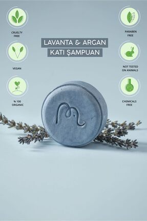 Nimba Home Lavanta & Argan Katı Şampuan 120 Gr, Bitkisel, %100 Doğal El Yapımı