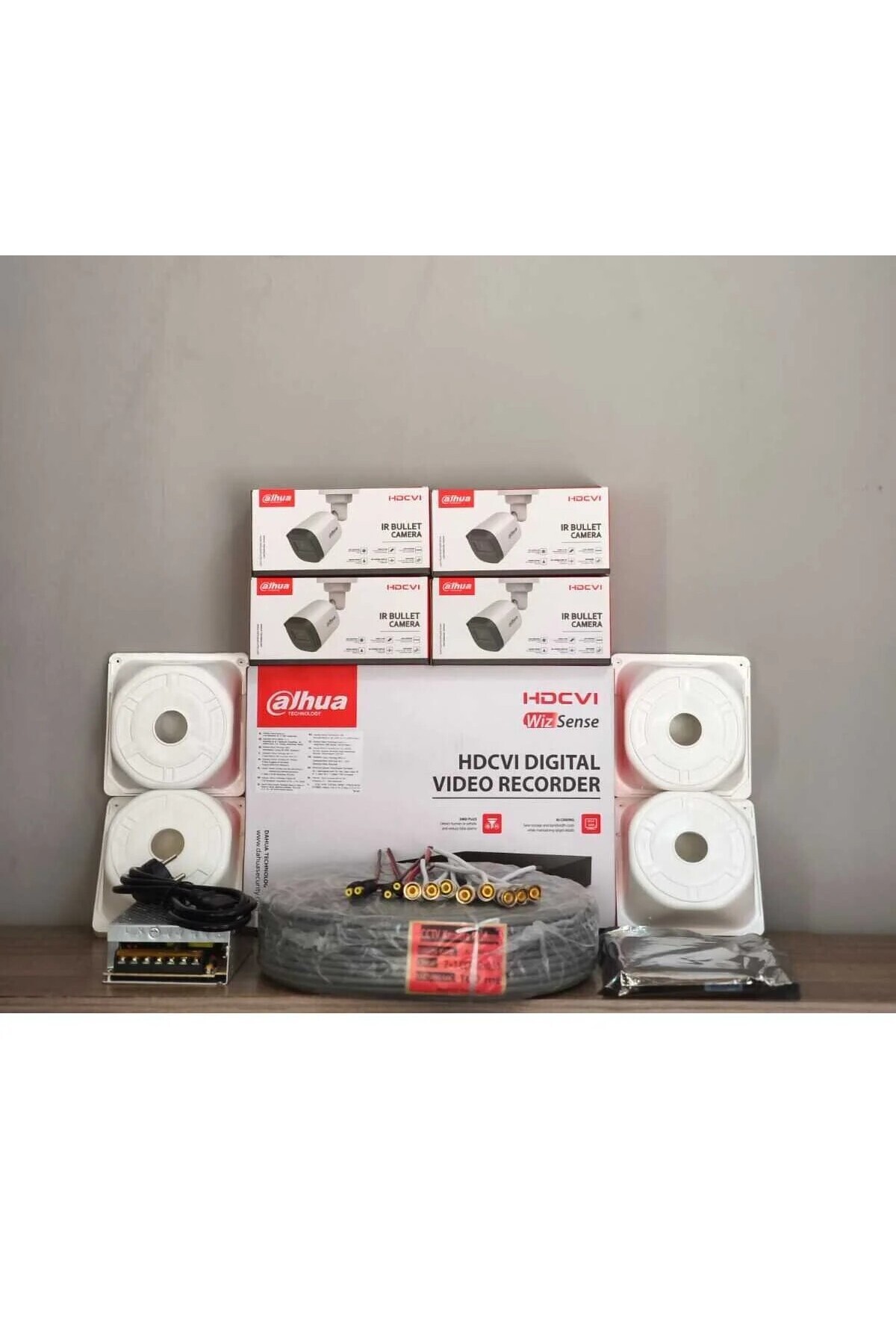 4 Channel 4 Camera Security Camera Set 500 Gb Hdd