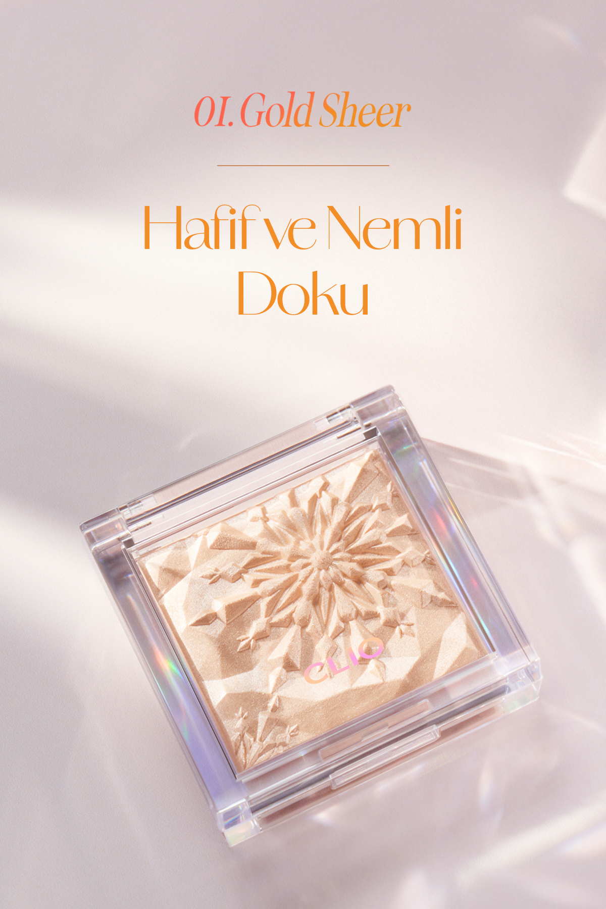 Mikro İnci Tanecikleriyle Yoğun Işıltı Sağlayan Highlighter Prism Highlighter 01 Gold Sheer — طلایی 111160 — تصویر 4 از 9