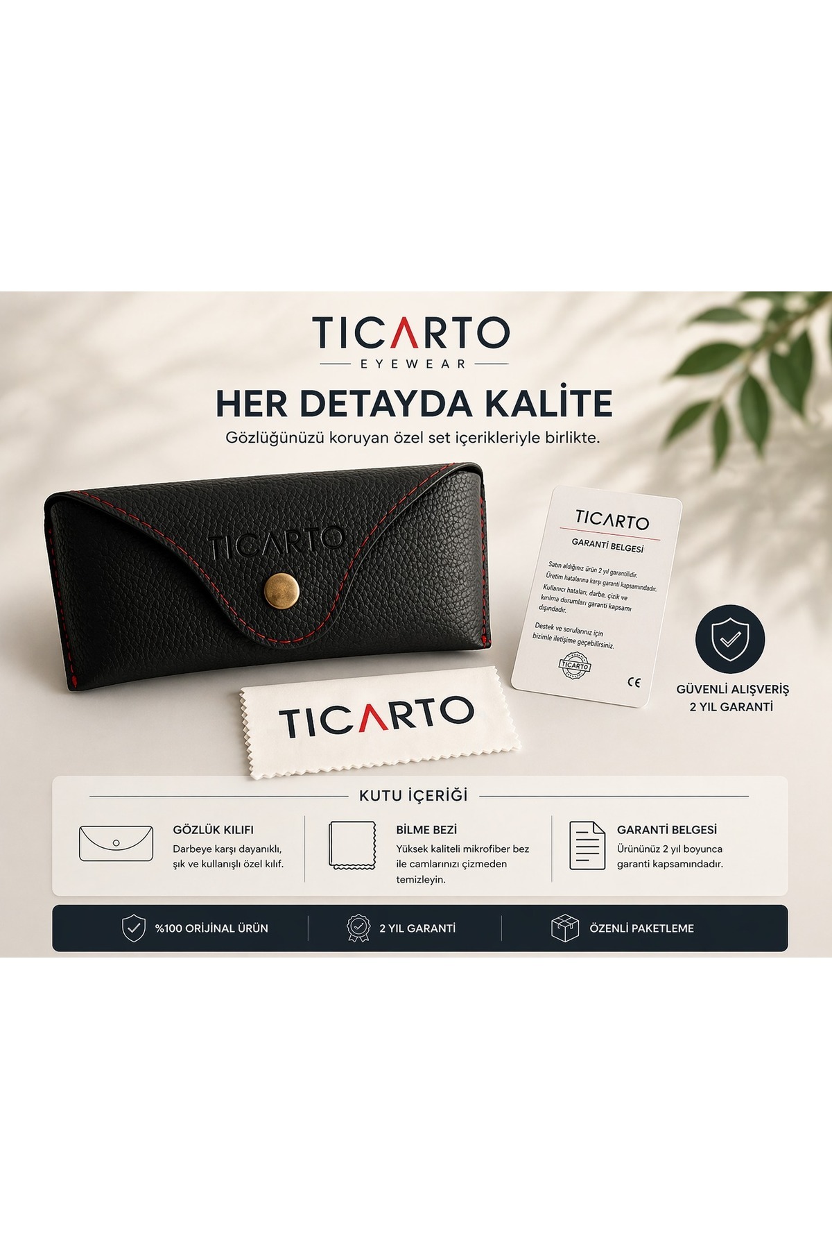 Ticarto Unisex Oval Gold Çerçeve Güneş Gözlüğü TCTGA002701G0362 görsel 6