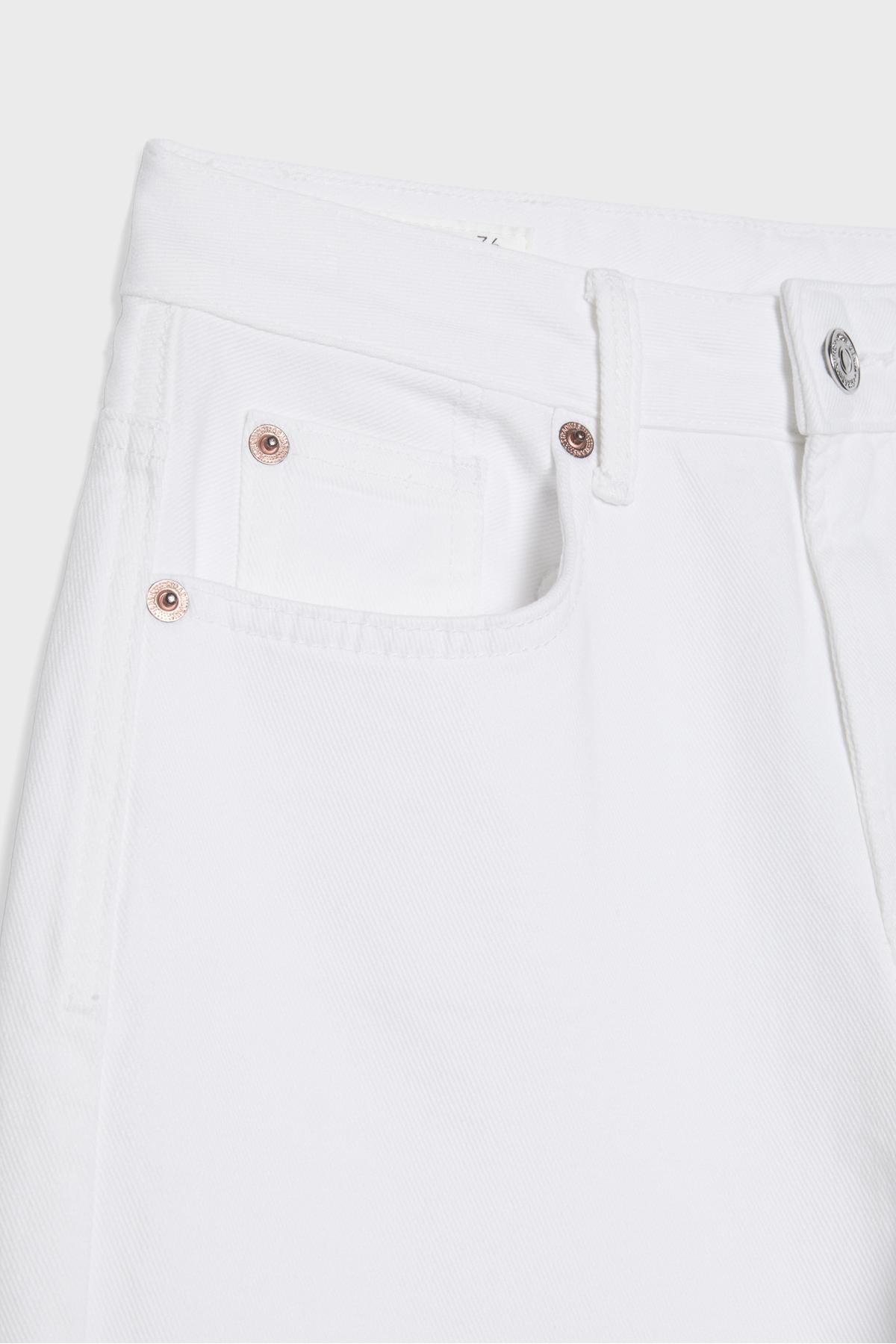 Stradivarius  D92 straight geniş paça jean - Görsel 8