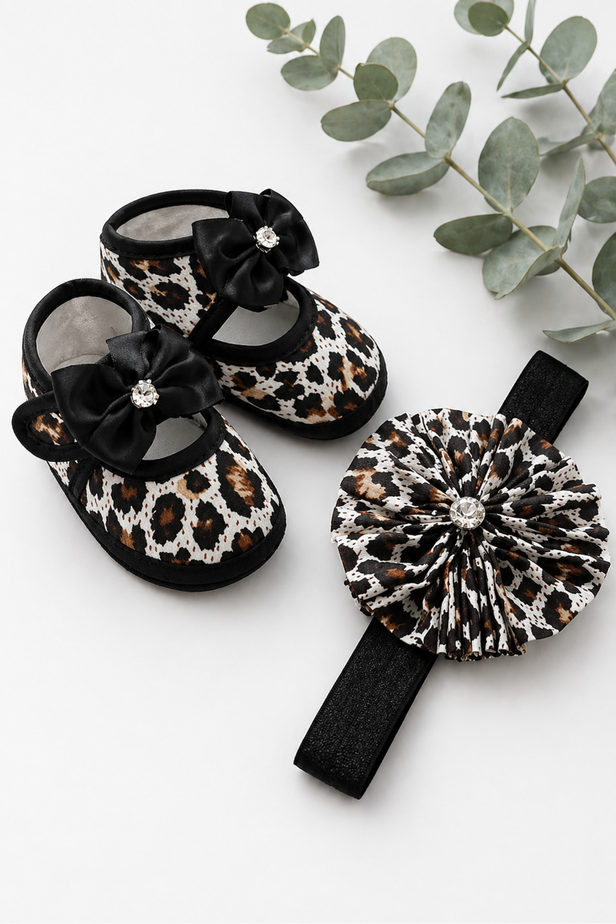 0-3 Months Baby Bandana Bootees Set