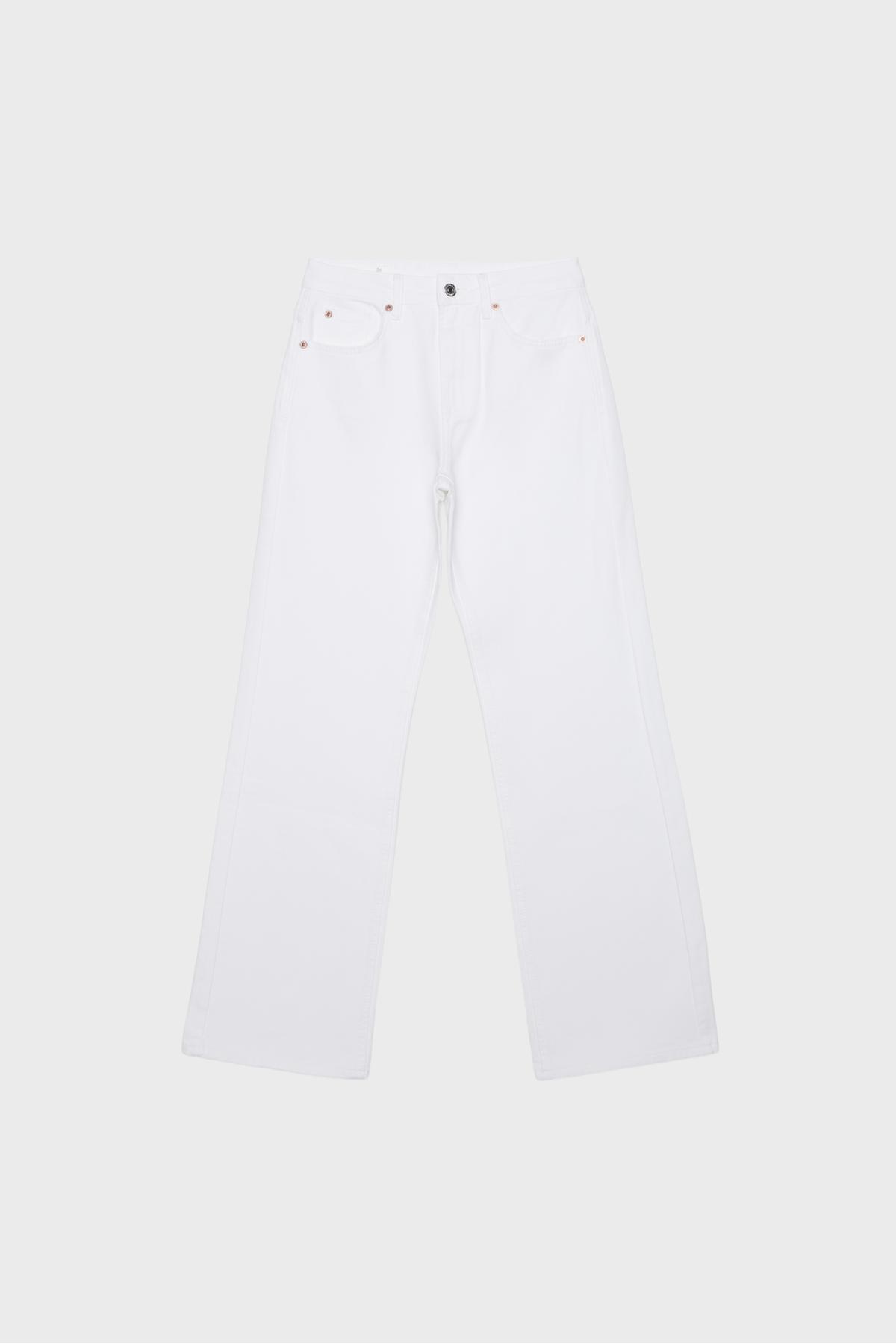 Stradivarius  D92 straight geniş paça jean - Görsel 6