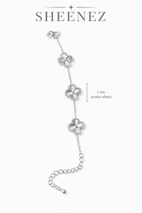 sheenez Çelik Şans Zincir Silver Bileklik 1 CM (ürünü alırken satıcı ismine d...
