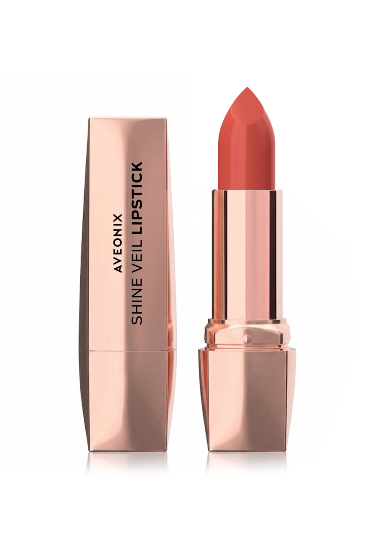 Shine Veil Parlak Ruj 08 Nemlendirici Pürüzsüz Dolgun Dudak Etkili Lipstick — رنگارنگ R-AVX-01 — تصویر 4 از 8