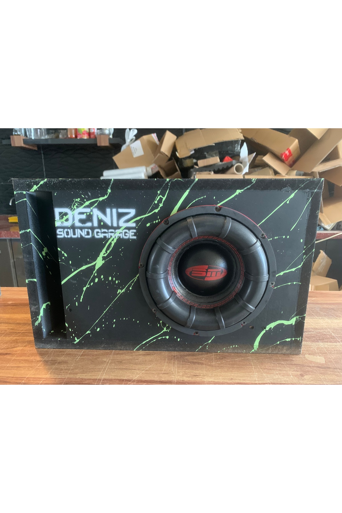 Deniz Sound Garage 20 CM MDF KABİNLİ SUBWOOFER BM 8'' 1000 WATT