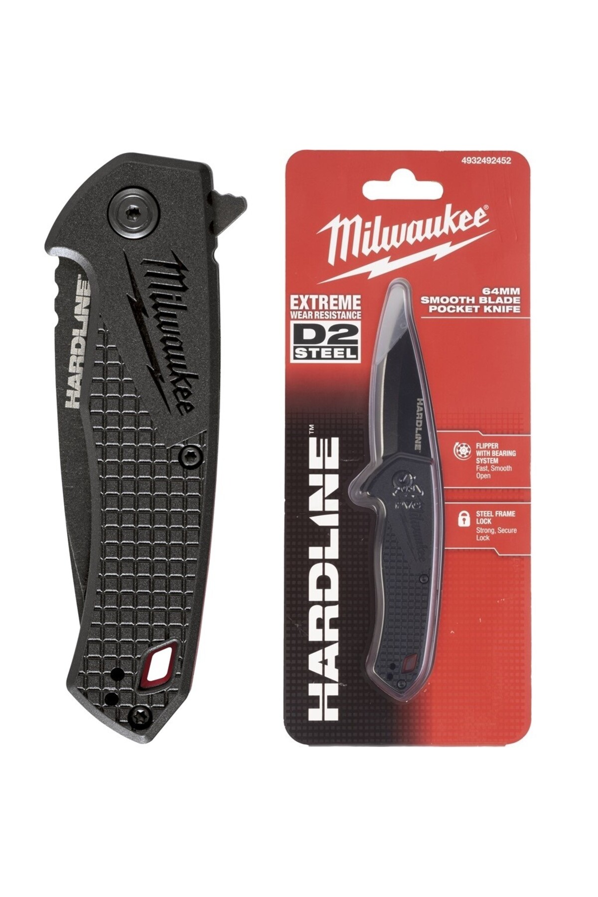 Milwaukee Hardline Katlanır Düz Ağızlı Bıçak 64 mm - 4932492452 - Fiyatı, Yorumları