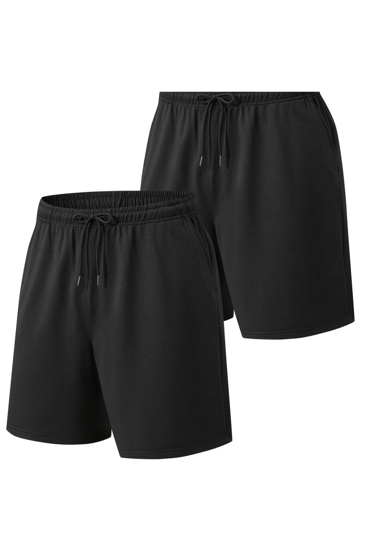 Gutsy Shorts 2-Piece Combination Sweat-Absorbing Sports Unprinted Women's / Men's Unisex Model