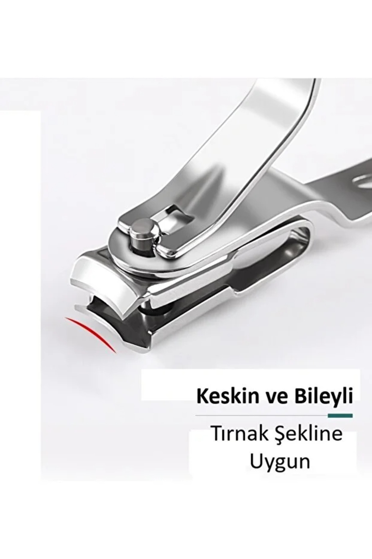 Döner Başlıklı Tırnak Makası 360° Derece Döner Paslanmaz Çelik Tırnak Makası — KIR3134413 — تصویر 4 از 7