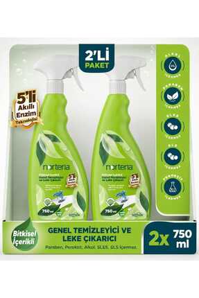 Norteria Bitkisel İçerikli Leke Çıkarıcı (Su Bazlı Sprey) 2li Adet