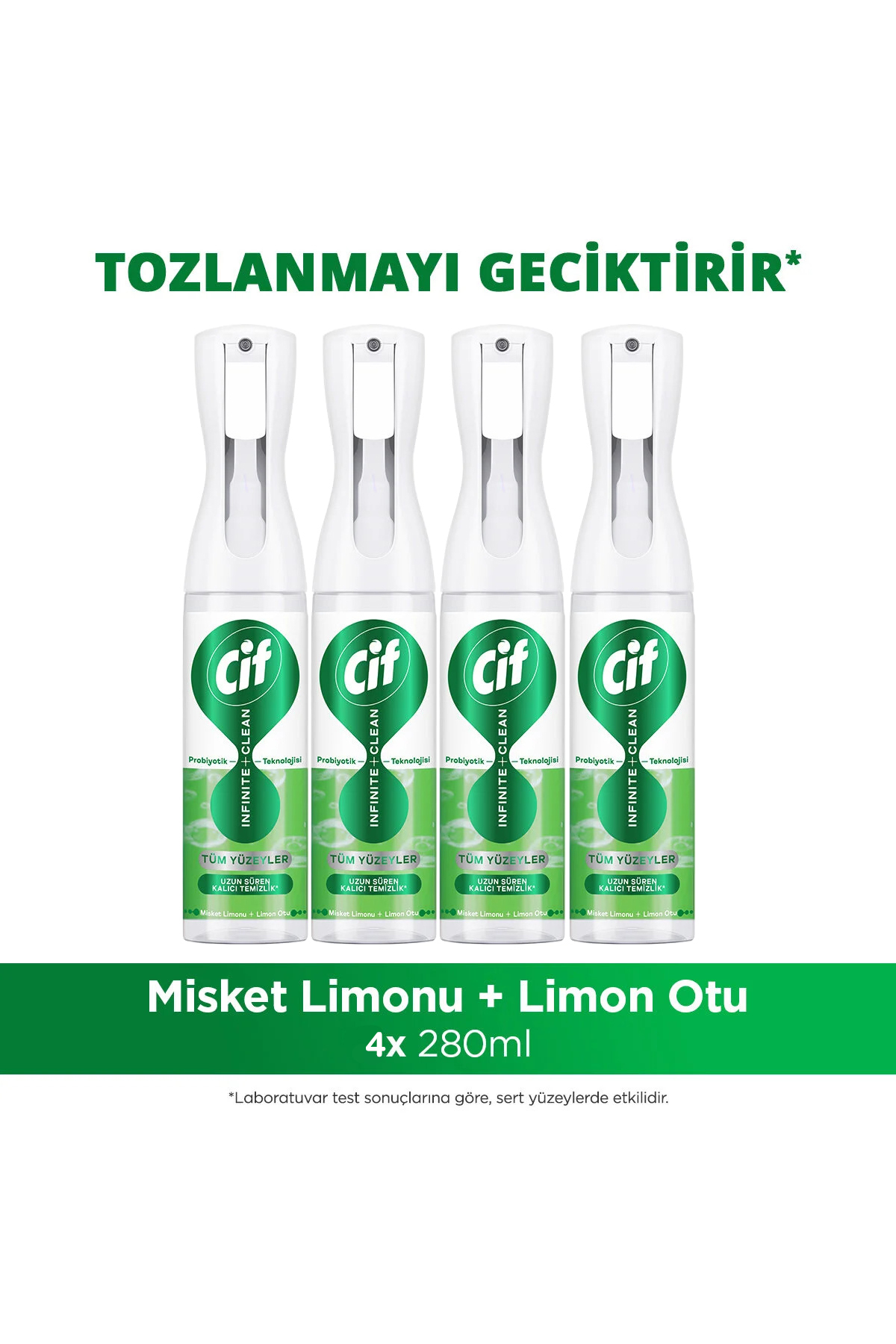 Cif Infinite Clean Doğal Probiyotikli Anti Toz Yedek Şişe İçin