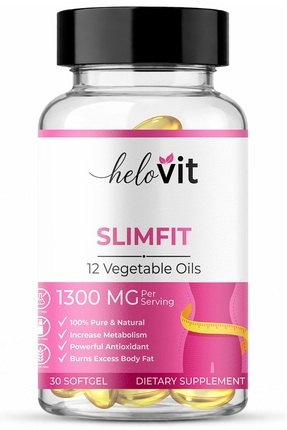 Collagen Forte Platinum Helovit, SlimFit 12 Çeşit Bitkisel Yağ ve (Omega-3 , ...