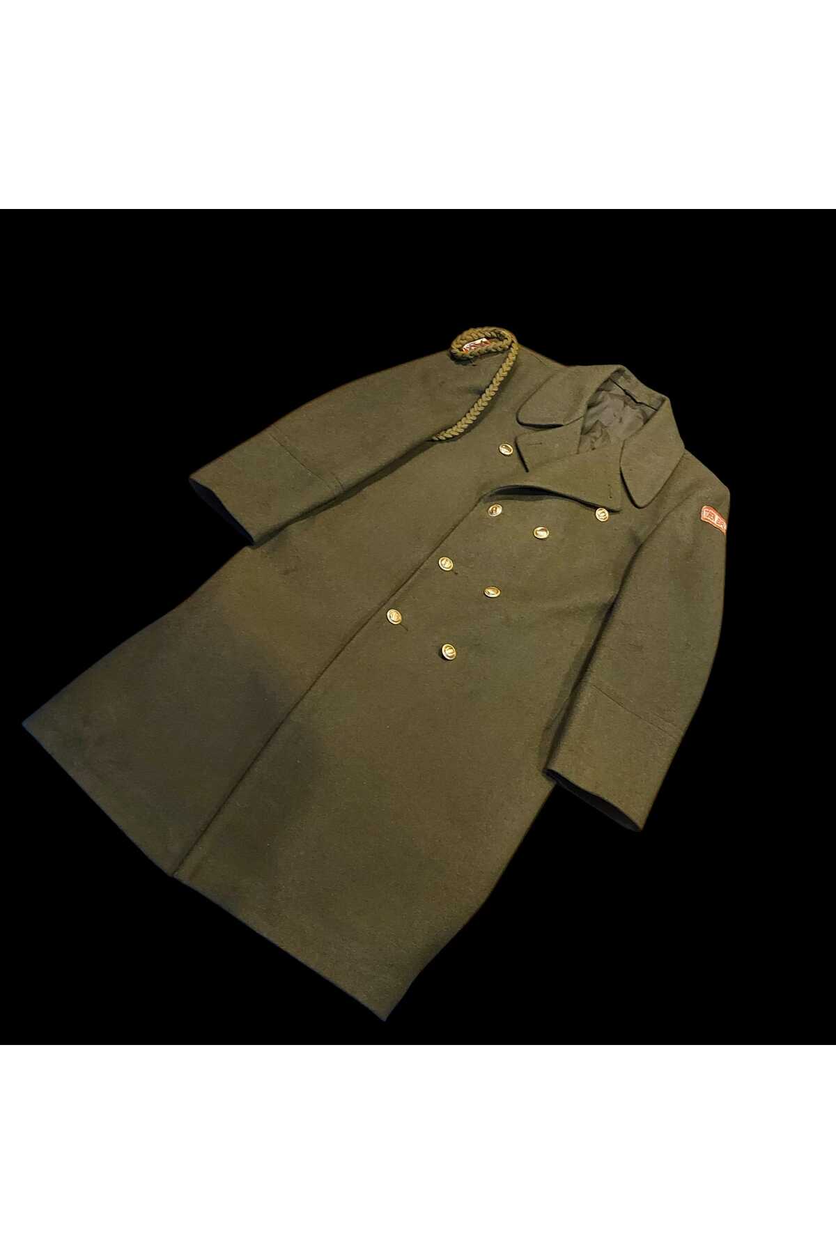 kho military design Haki Renk KKK Özel Onur Kıt'ası Yün Kaput (51-D/M-L Beden) Sıfır Ürün görsel 7