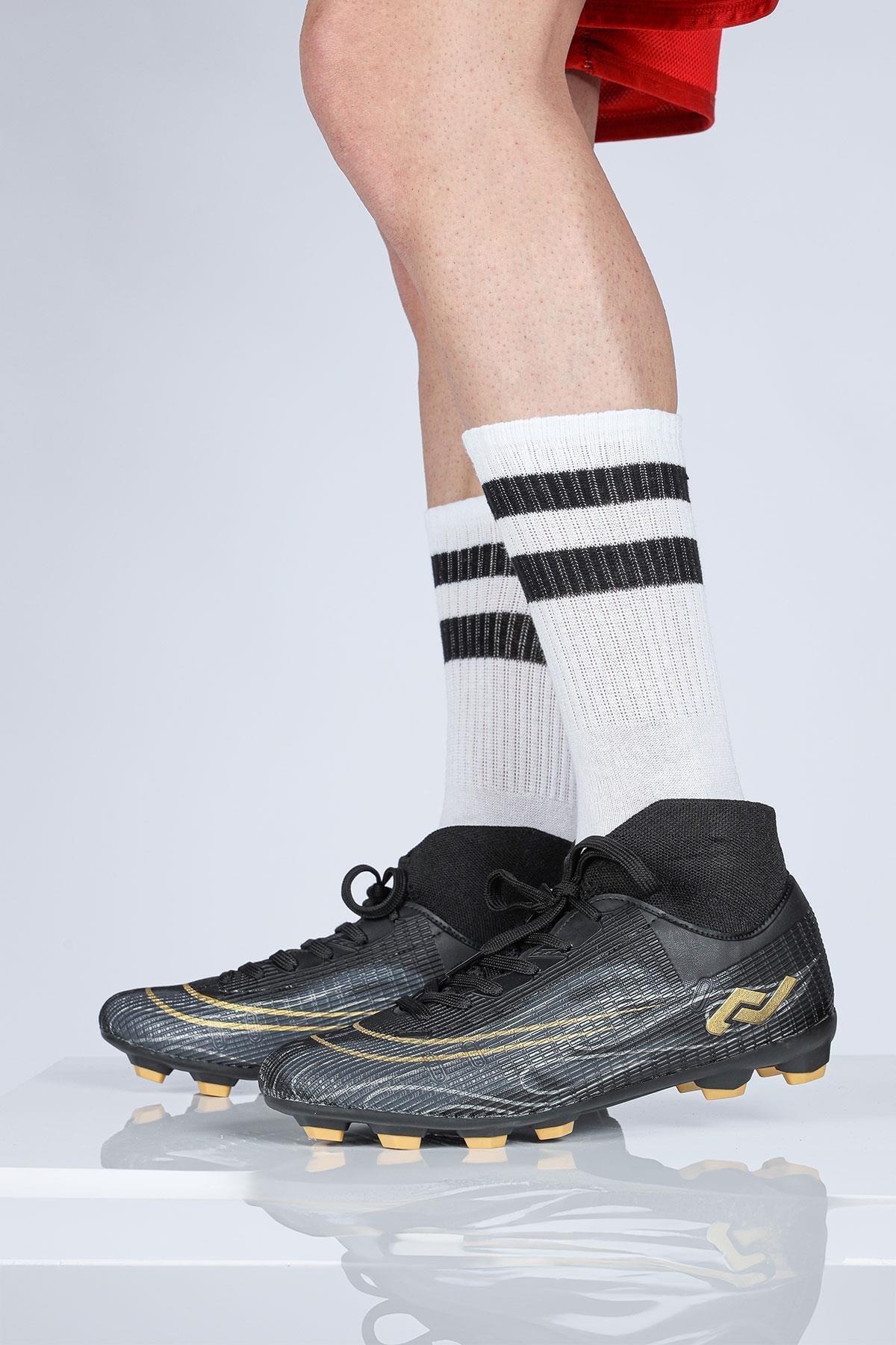 Jump Orthopedix Futbol Boğazlı Çoraplı Bilekli Halı Saha Spor Ayakkabısı 29677 görsel 2
