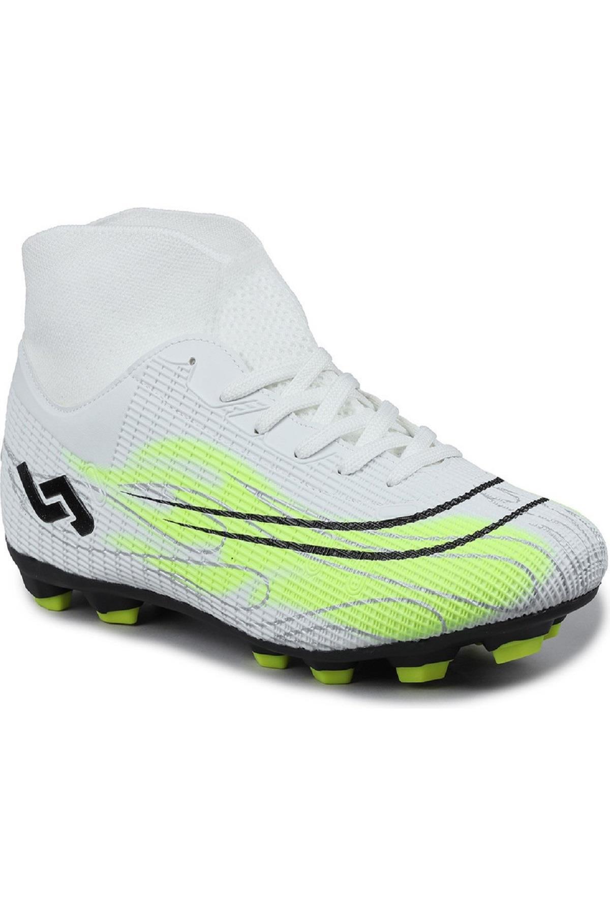 Jump Orthopedix Futbol Boğazlı Çoraplı Bilekli Krampon Spor Ayakkabısı 29676 görsel 5