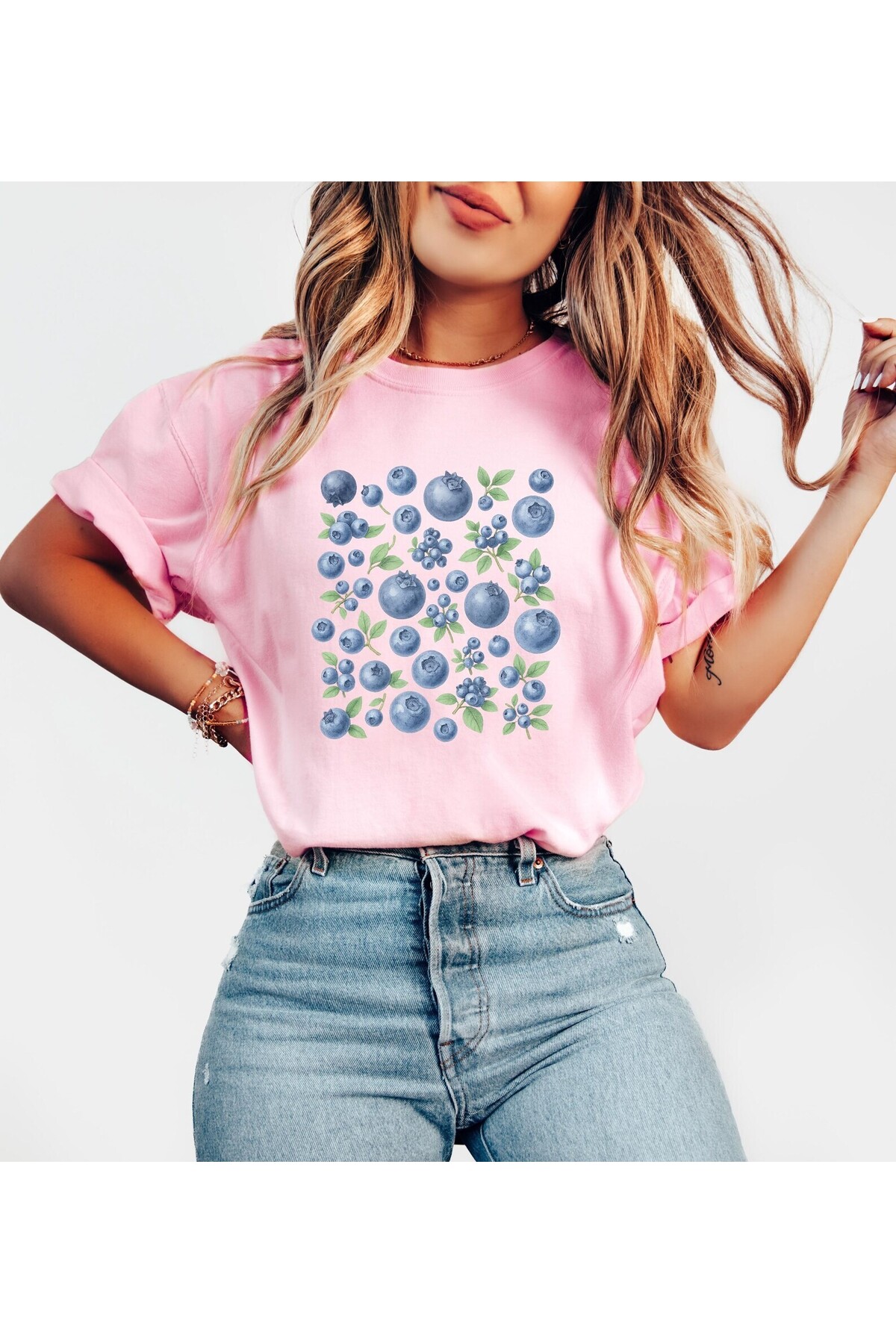 Oversize Cut Short Sleeve Printed T-shirt