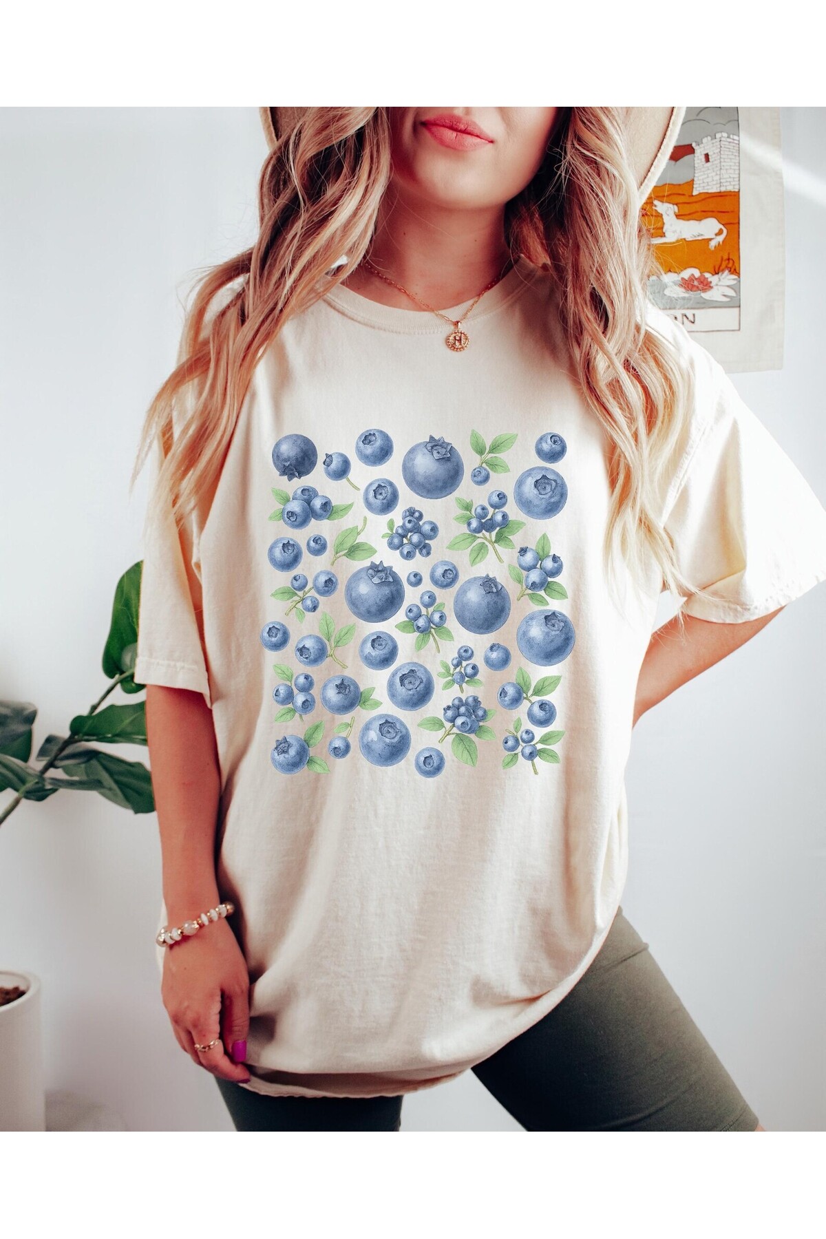 Oversize Cut Short Sleeve Printed T-shirt