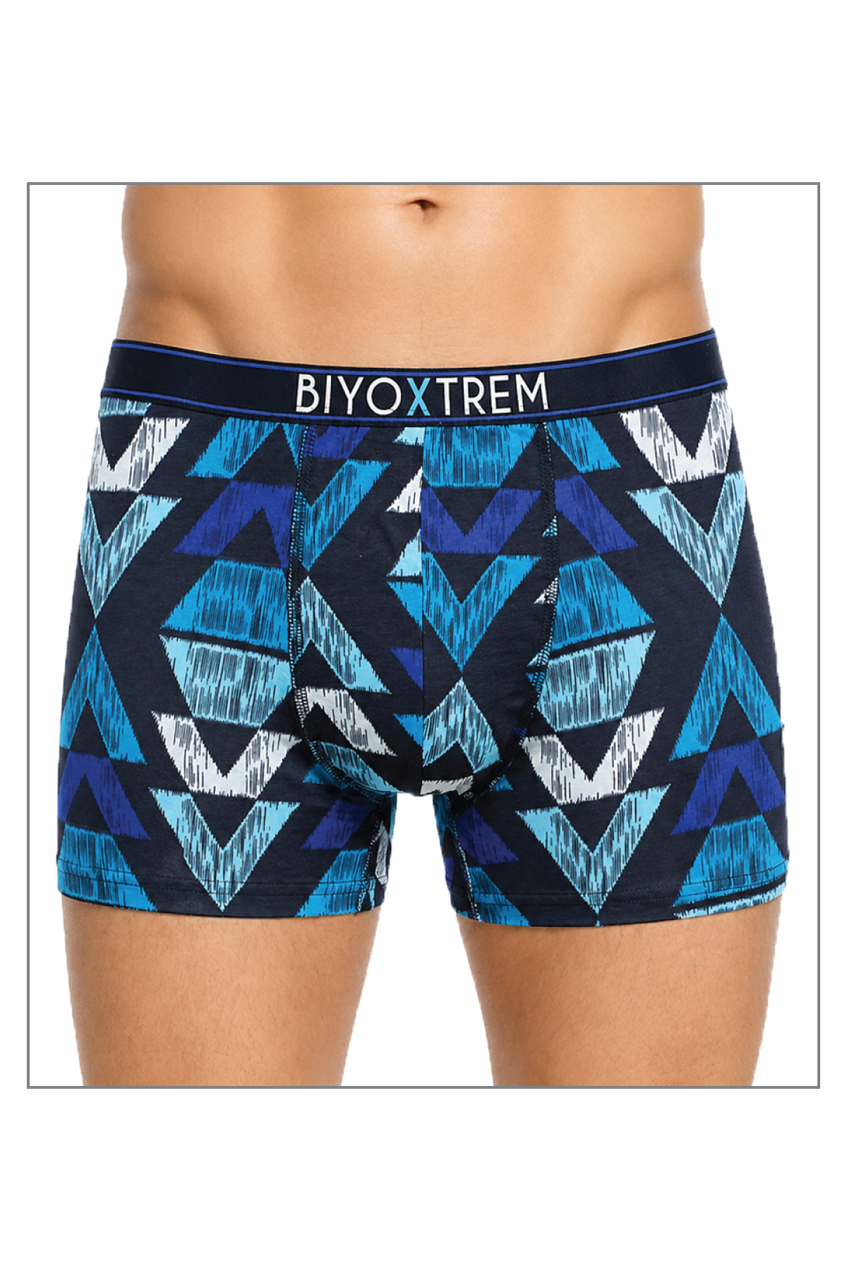 BİYO XTREME Erkek Desenli Boxer 5'li Paket Likralı görsel 3