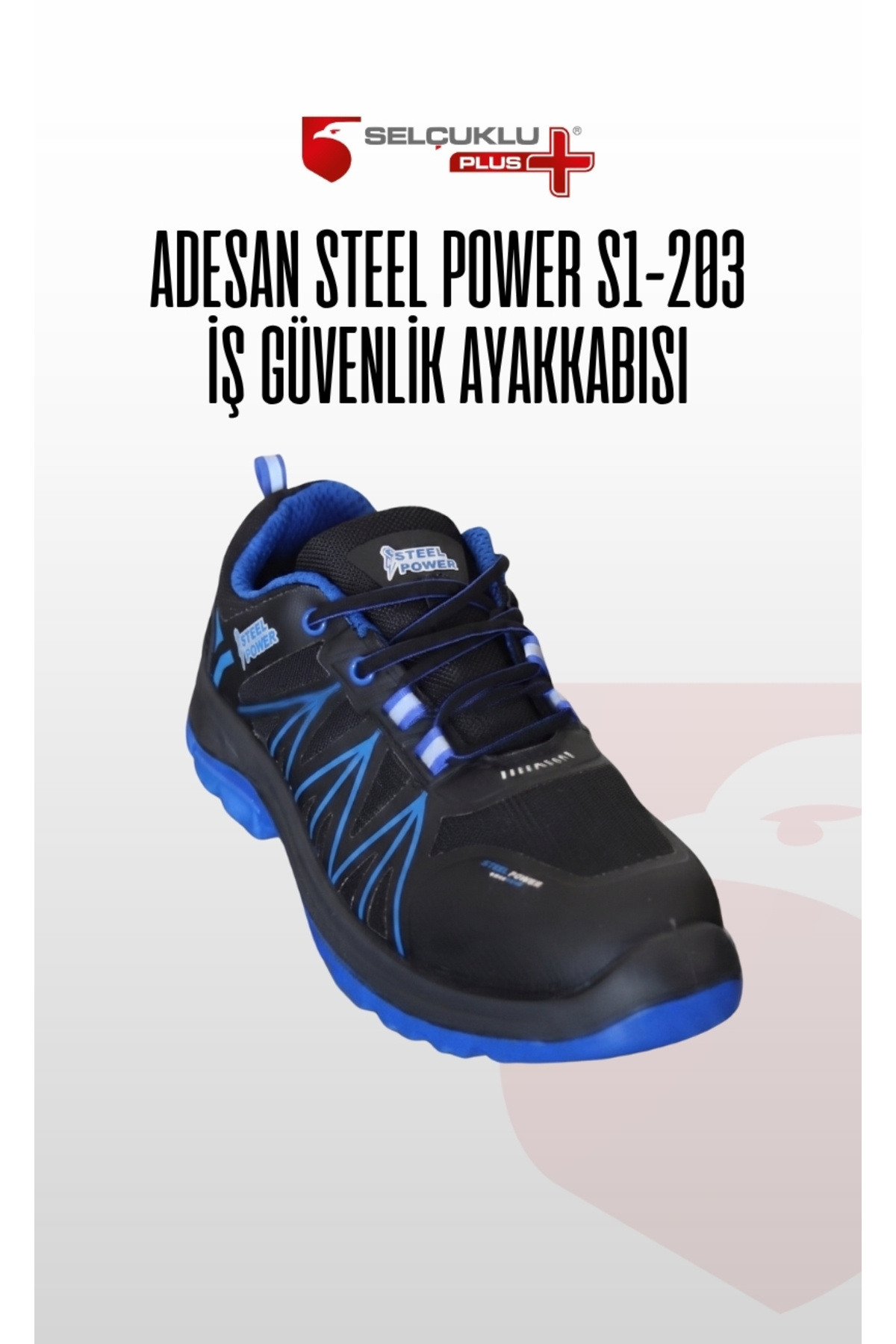 ADESAN Steel Power S1-203 Kompozit Burunlu Su İtici Deri İş
