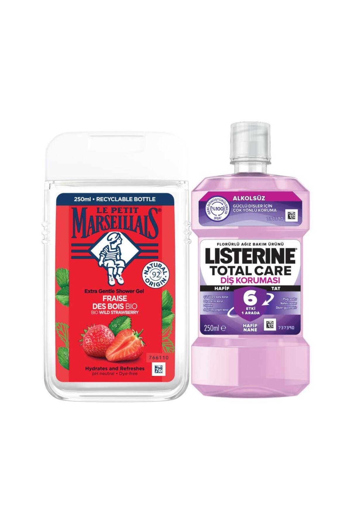 Listerine Total Care Hafif Tat Alkolsüz 250 ml + Le Petit Marseillais Çilek 250 ml - Fiyatı, Yorumları