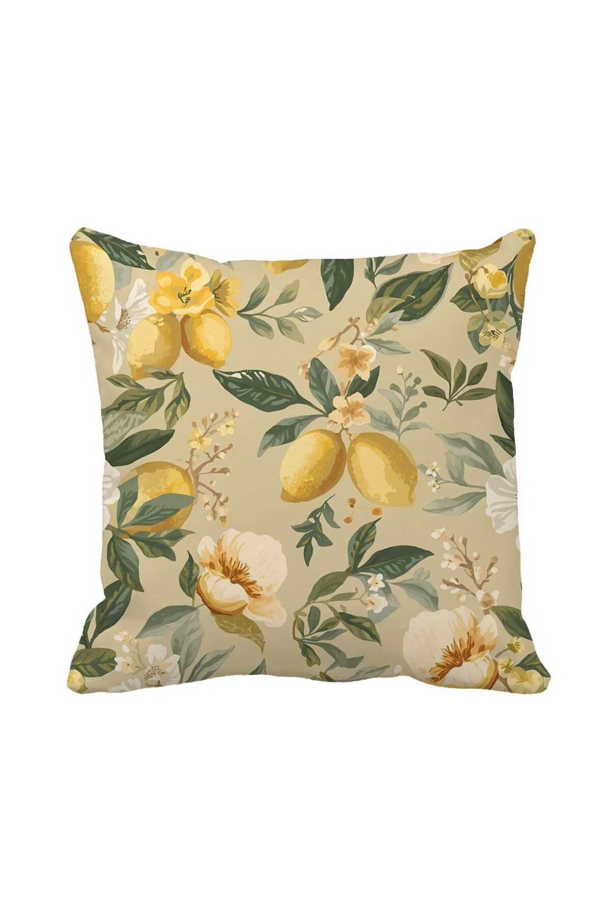 Lemon Orchard Series Kitchen and Balcony Decorative Pillowcase - 43*43 cm Double Sided Printing