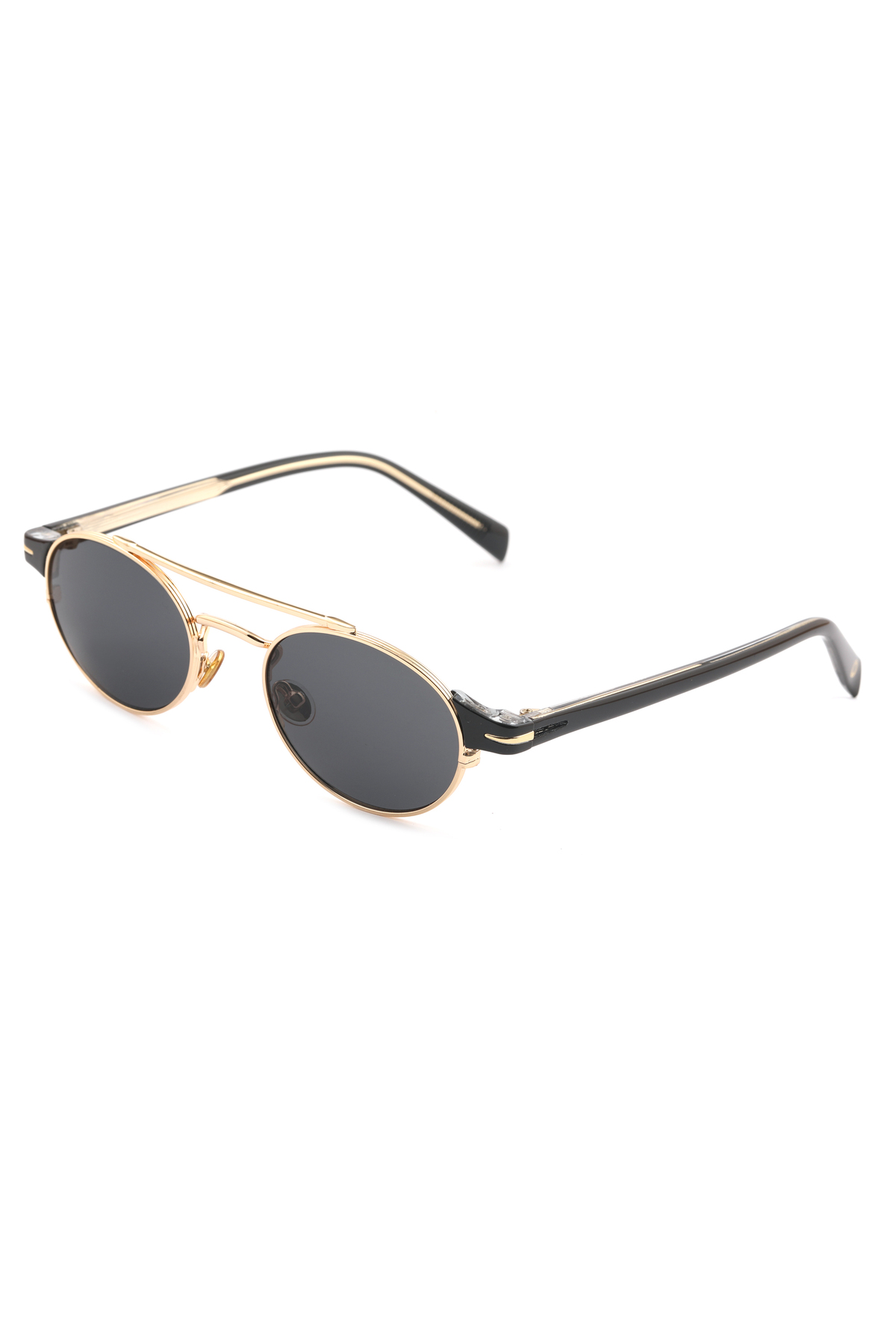 Ticarto Unisex Oval Gold Çerçeve Güneş Gözlüğü TCTGA002701G0362