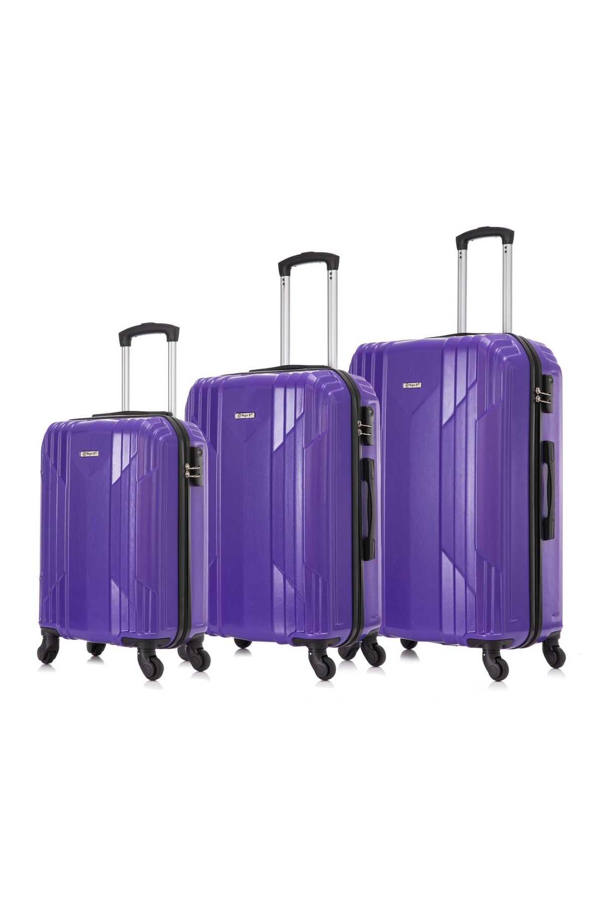 Wagon R ABS 4Wheel Hard Trolley PS75510 3Pcs Set (20"+24"+28") Assorted Color