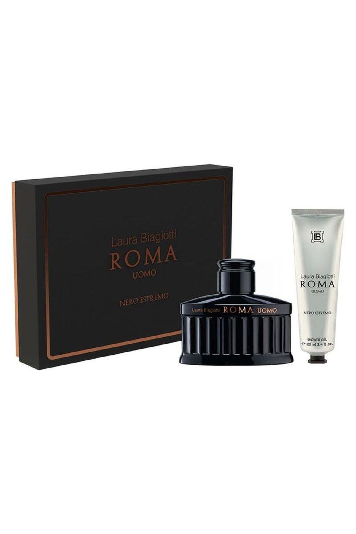 Roma Uomo Nero Estremo Edp Intense 125 ml Set — LBF11A427 — تصویر 2 از 2