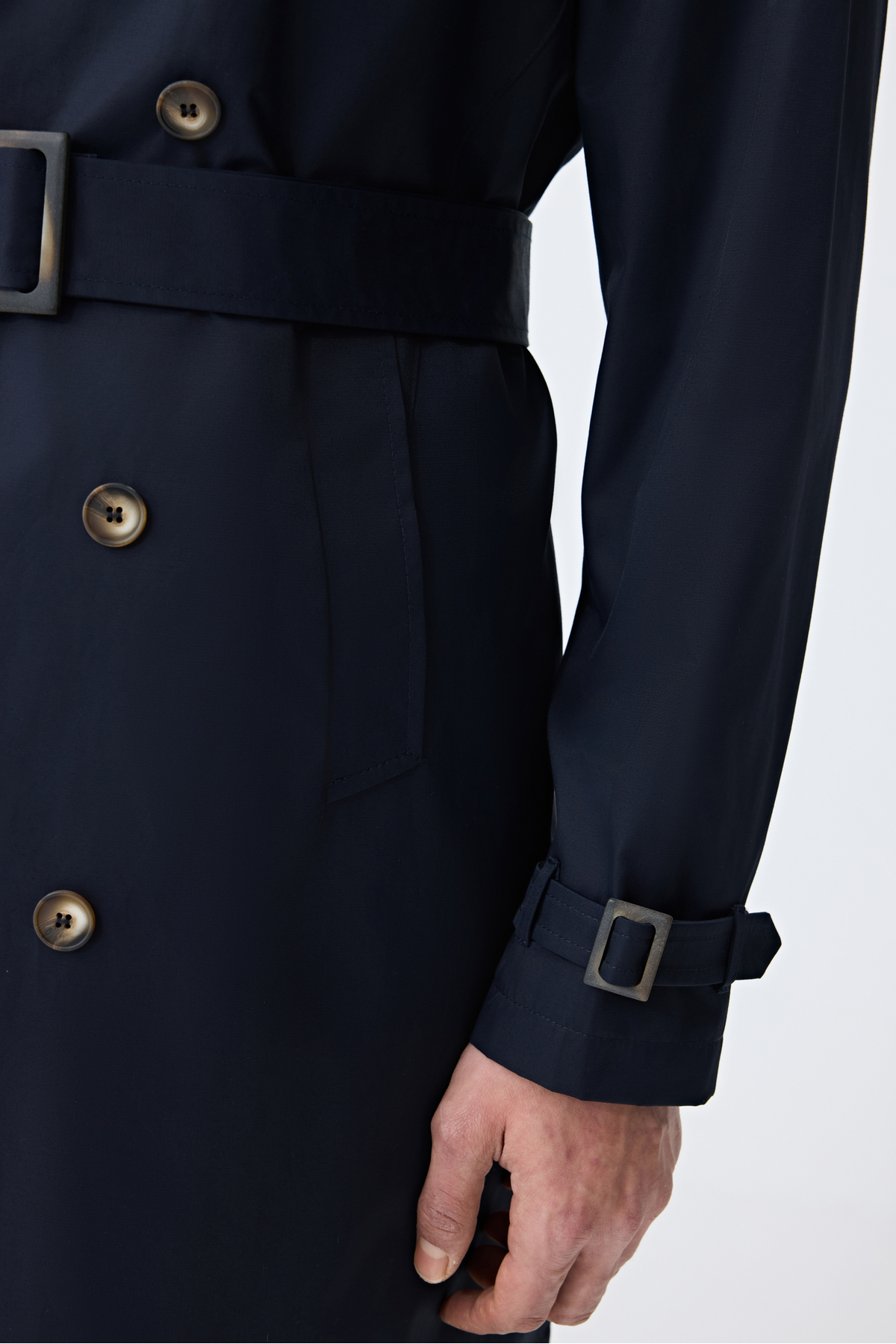 Tween Slim Fit Lacivert Pardösü/Trenckot görsel 7