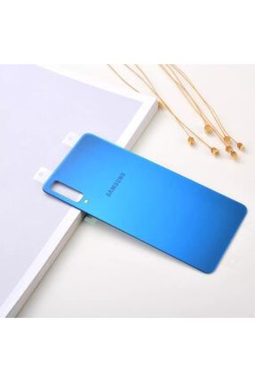 Samsung Galaxy A7 2018 A750 Arka Kapak Pil Batarya Kapağı Yüksek Kalite Mavi 410814038-R15