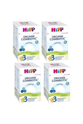 3 Organik Combiotic Devam Sütü 800 Gr X 4 Adet hipp38004