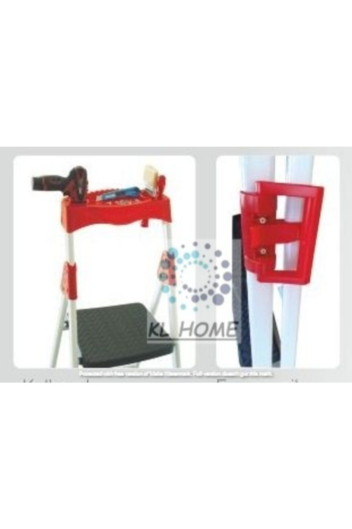 KL HOME Premium Yeni Nesil 3 1 Ergonomik Tutuş Ve Kilit Sistem Merdiven ZN10500