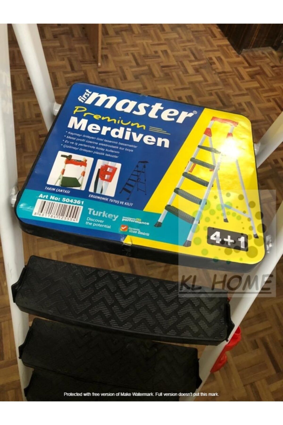 KL HOME Premium Yeni Nesil 3 1 Ergonomik Tutuş Ve Kilit Sistem Merdiven ZN10500