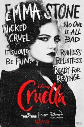 Cruella (2021) 70 Cm X 100 Cm Afiş – Poster Lyondonn YENİPOSTER89