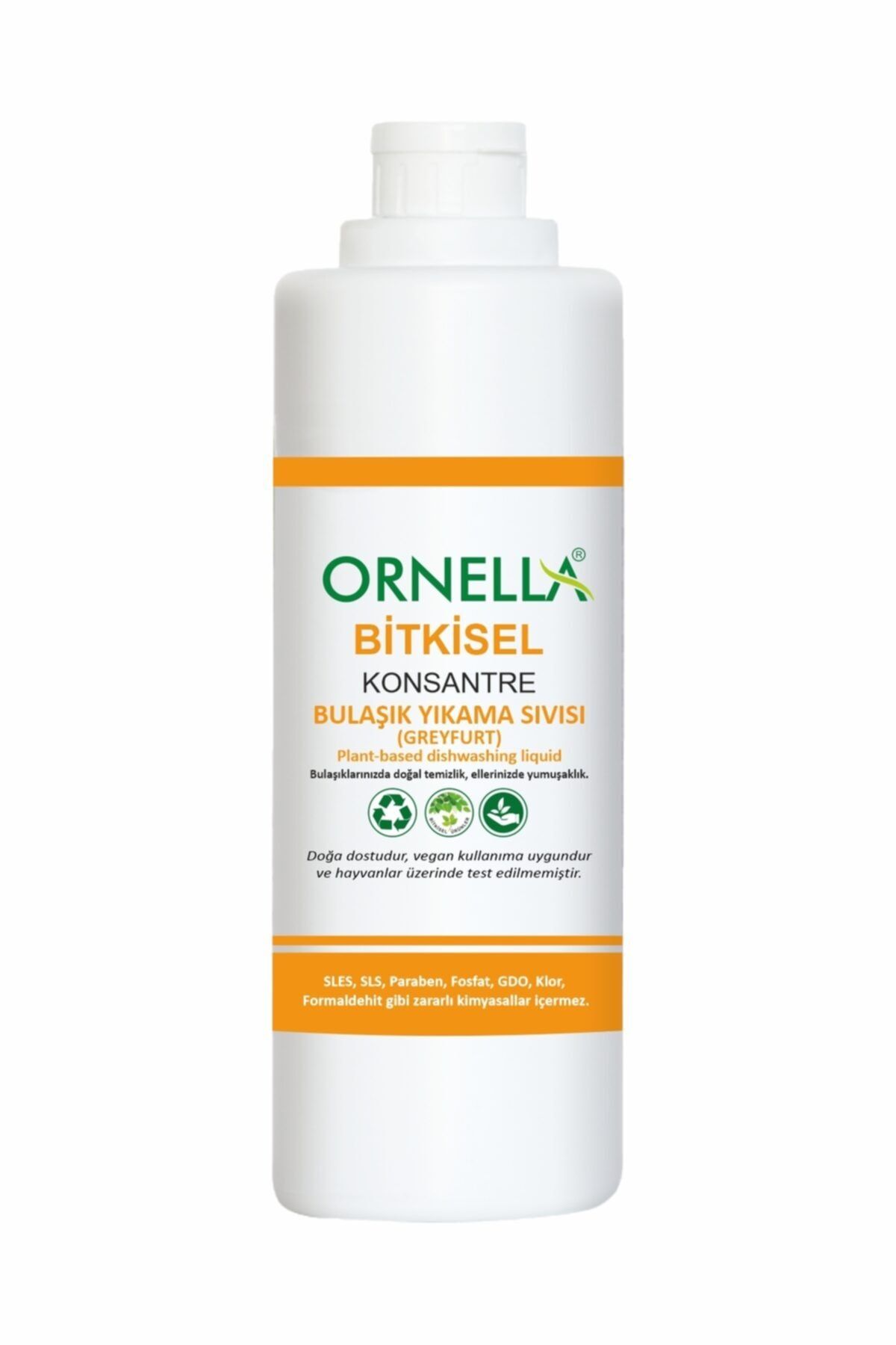 ORNELLA Bitkisel Elde Bulaşık Yıkama Sıvısı