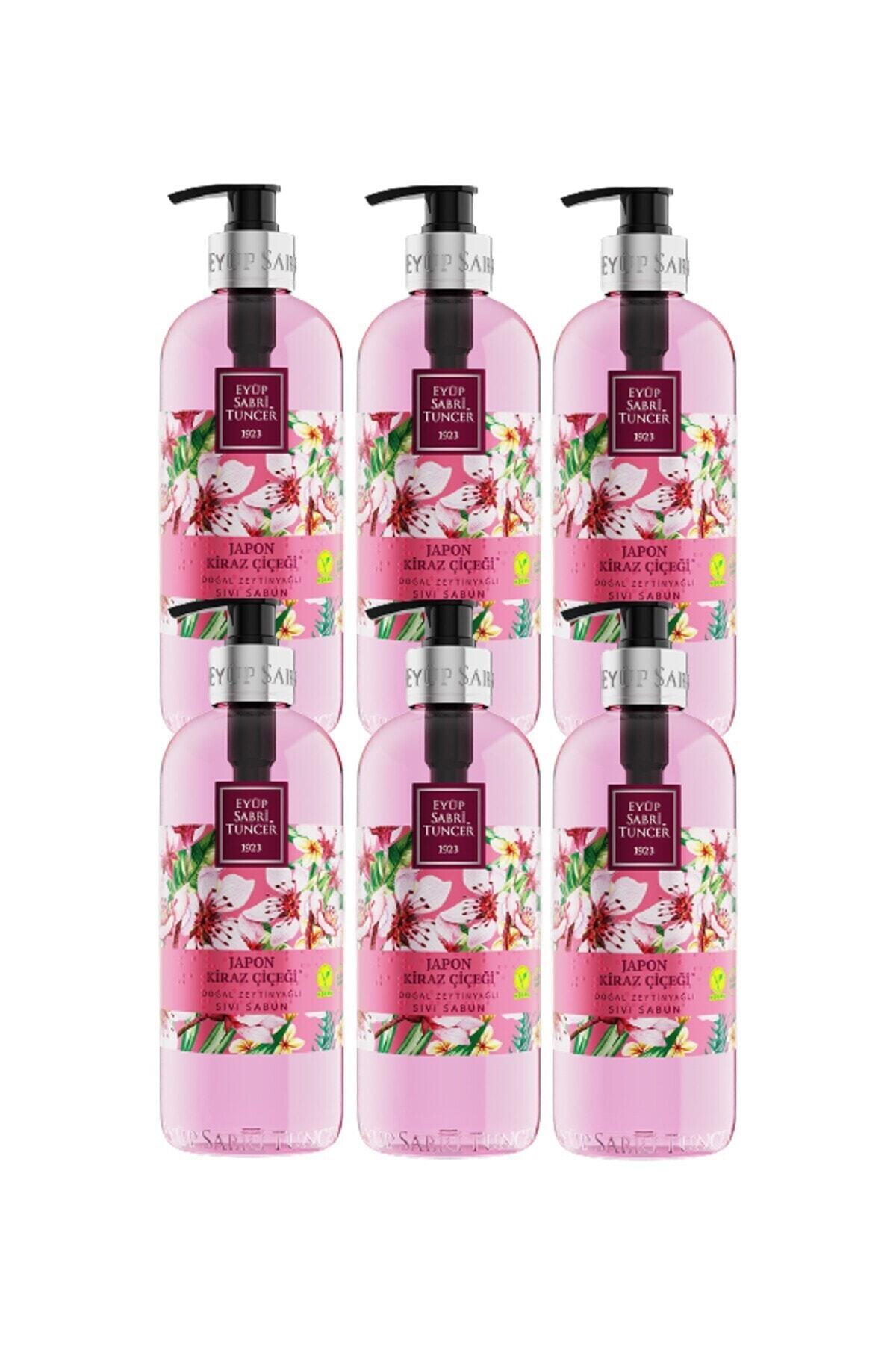 Eyüp Sabri Tuncer Natural Olive Oil Liquid Soap Japanese Cherry Blossom 500 Ml