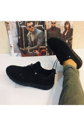 Yavuz Ayakkabı Orijinal Hakiki Deri Ortopedi Pierre Cardın Siyah Erkek Ayakkabı YVZ910