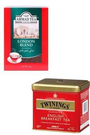 Ahmad Tea London Blend 20 gram Ve 200 gram English Breakfast Çayı AhmadTeaTwiningsTea