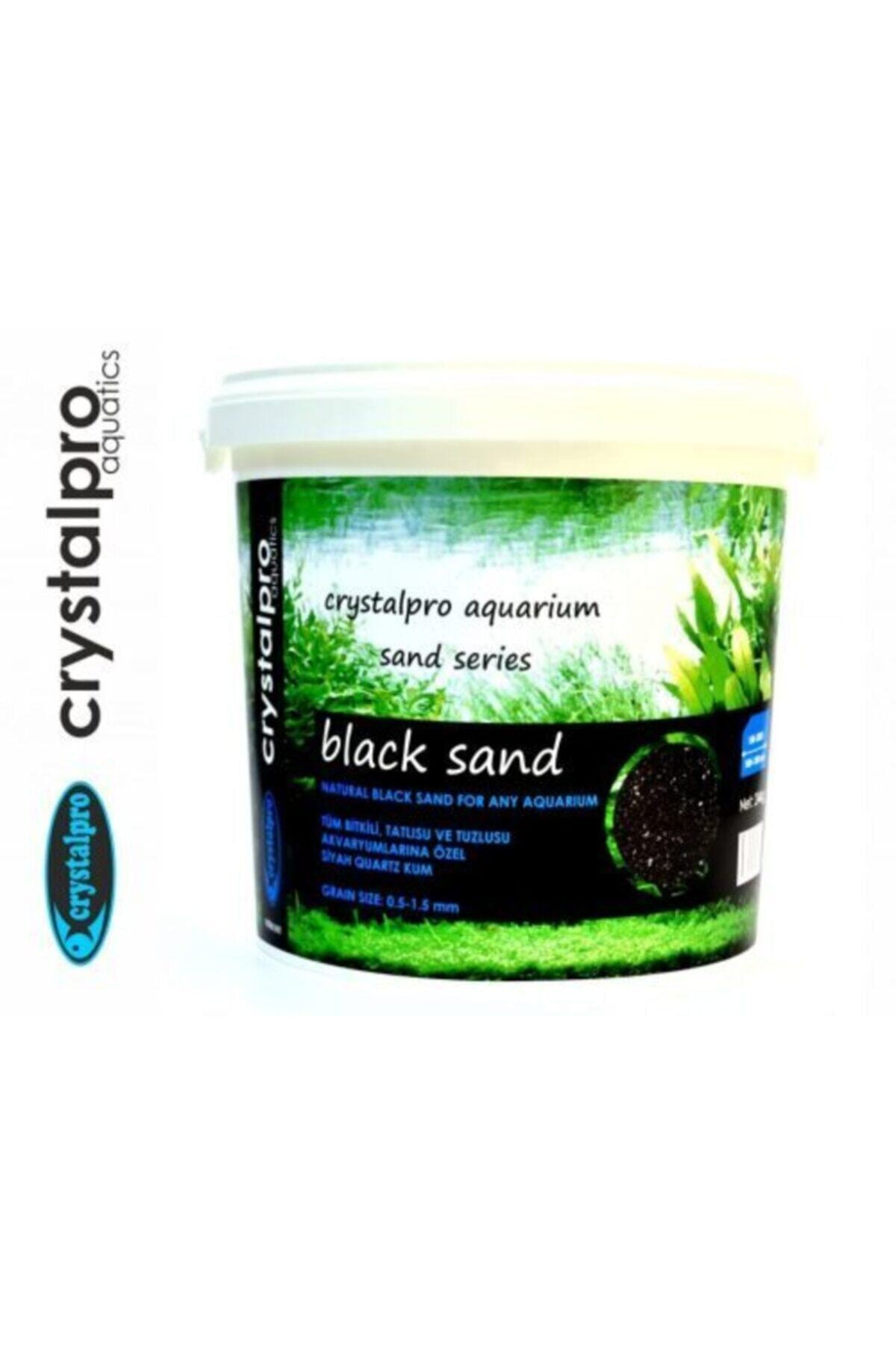 Crystalpro Profesyonel Siyah Akvaryum Bitki Kumu 25 Kg Black Sand