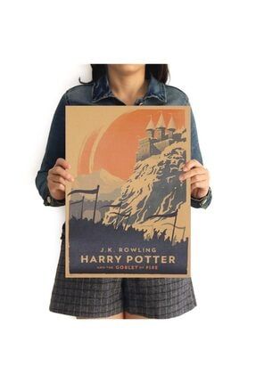 Harry Potter- Ateş Kadehi Vintage Kraft Poster - 33x48cm CaphGobletOfFire