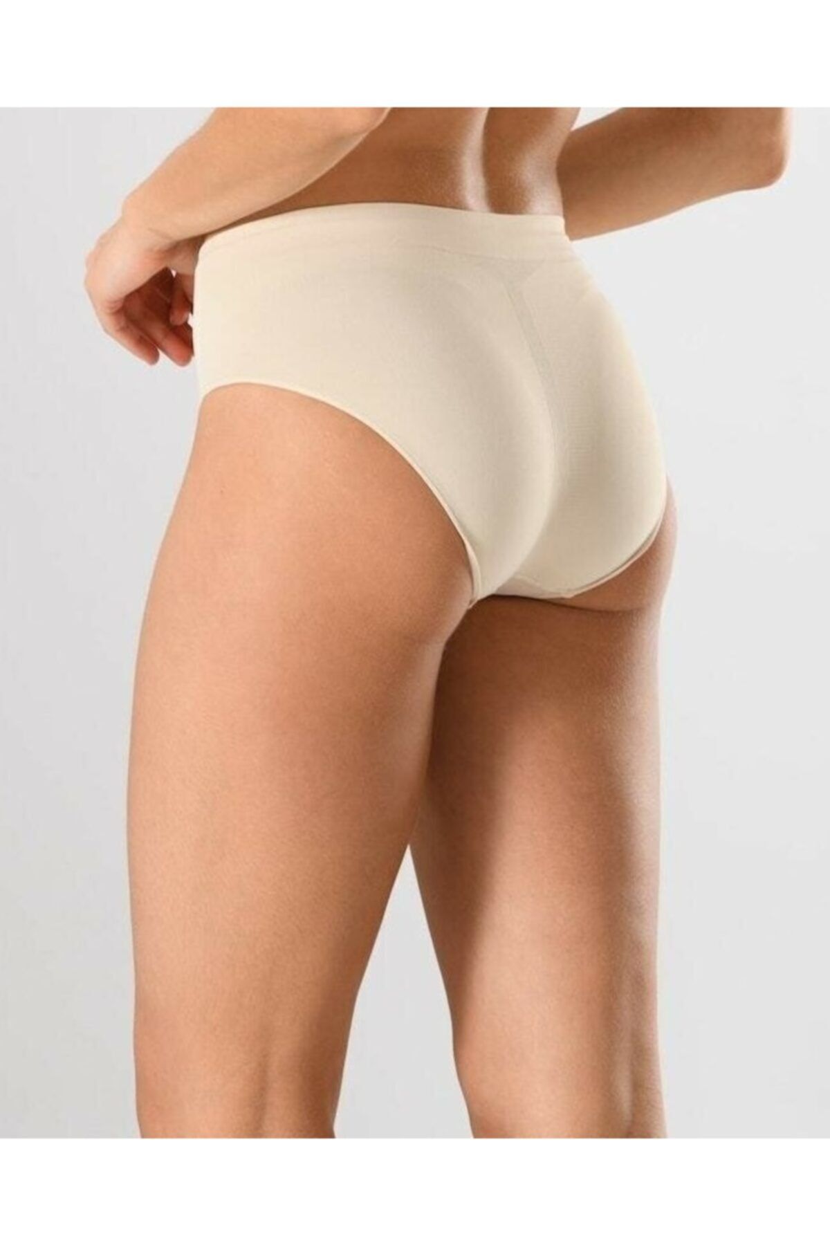 by HW Women's Skin Color Push Up Brazilian Seamless Soft Slip Panties -  Trendyol