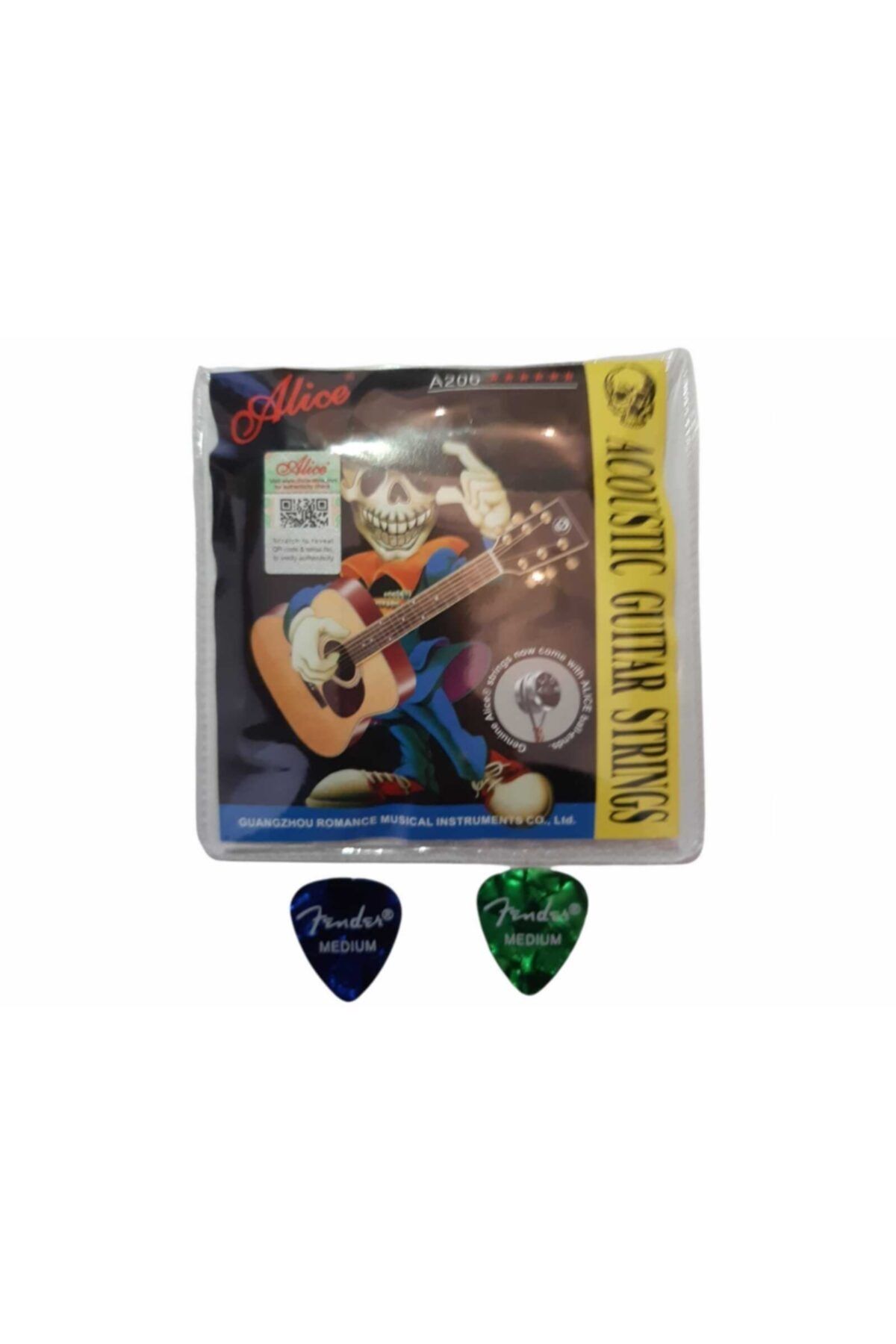 Alice A206 Sl Acoustic Guitar String A206 sl 2 Fender Plectrums Trendyol