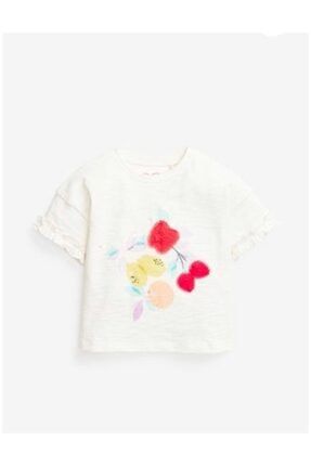 Organik Pamuklu Kız Çocuk Tshirt IPK753357