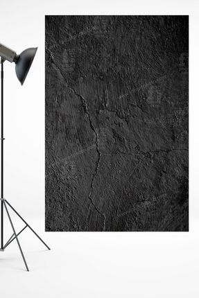 Eko Seri 50x70 Cm Siyah Duvar-baskı Kanvas Fotoğraf Zemini, Fotozemin, Fotoğraf Fon FonArt Eko Seri SİYAH DUVAR fotozemin