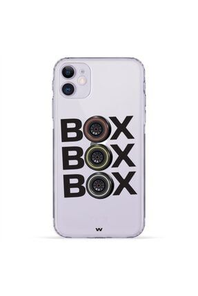 Iphone 11 Uyumlu Box Formula 1 Kamera Korumalı Şeffaf Siyah Silikon Telefon Kılıfı TX77753EFF36386