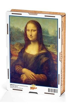 Mona Lisa Leonardo Da Vinci Ahşap Puzzle 500 Parça NOVPUZ1