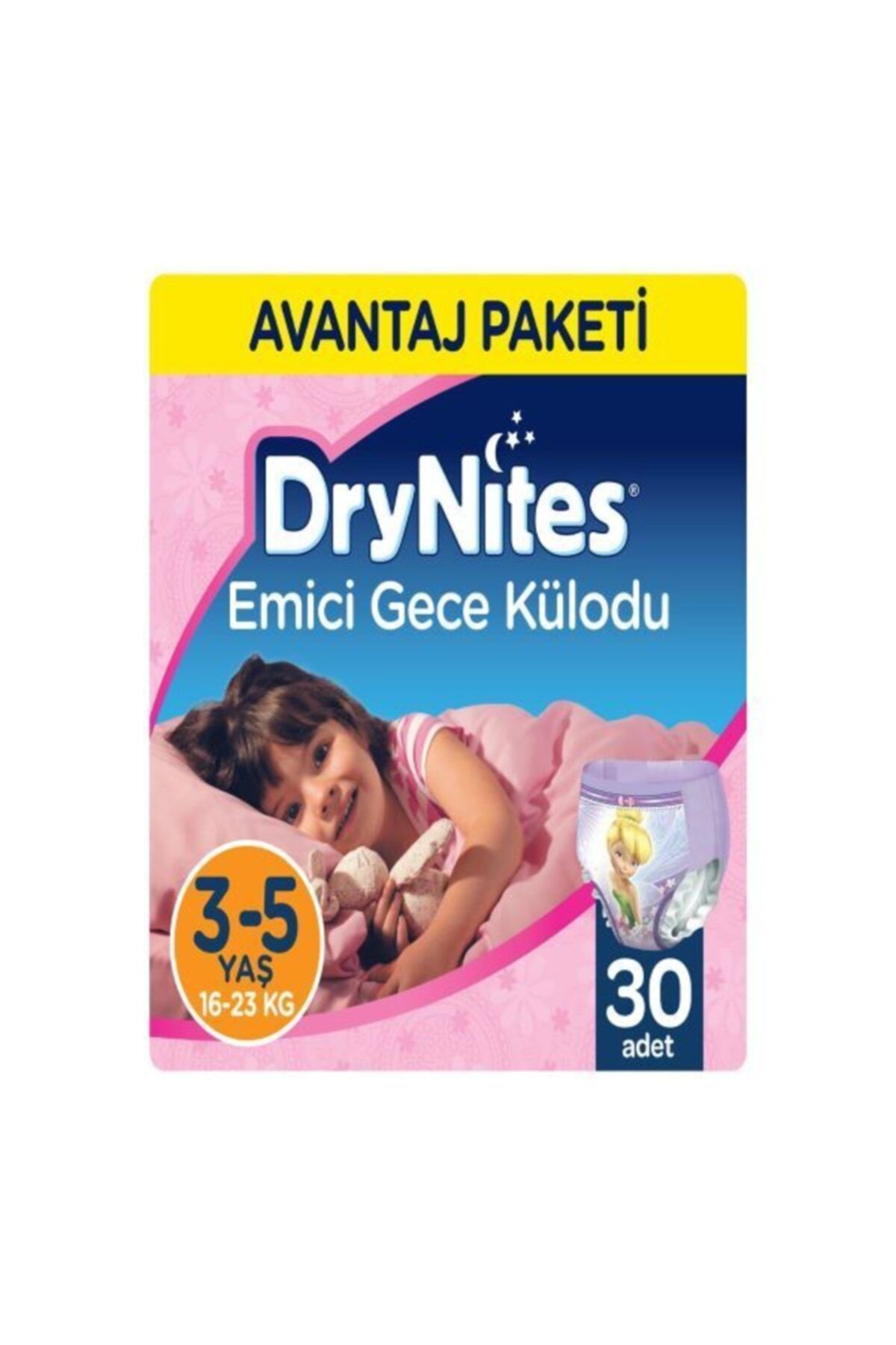 Huggies Drynites Kız Gece Külodu 3-5 Yaş 3*10 30 Adet
