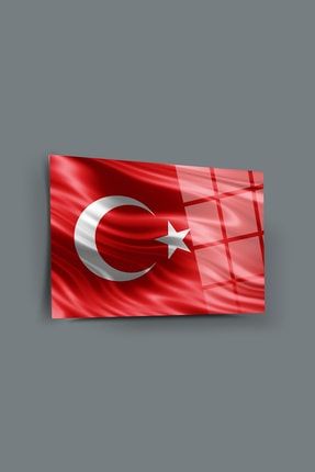 Türk Bayrağı 7 Cam Tablo SCTVT028